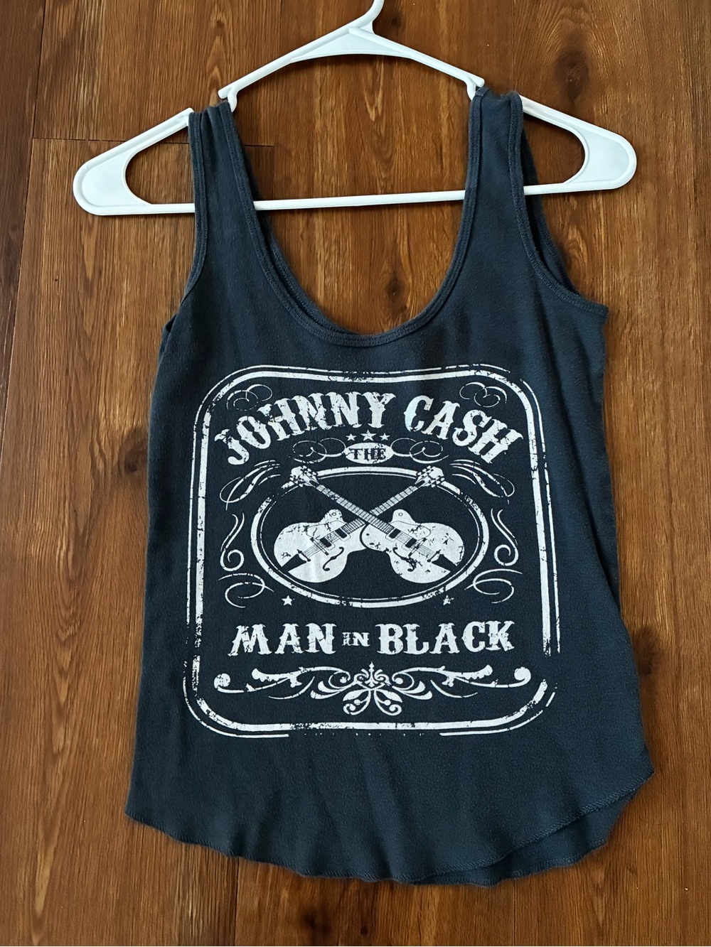 Johnny Cash Man in Black Tank Size Extra Small